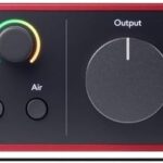 Focusrite Scarlett Solo 4th Gen USB Audio Interface, for the Guitarist, Vocalist, or Producer — High-Fidelity, Studio Quality Recording, and All the Software You Need to Record